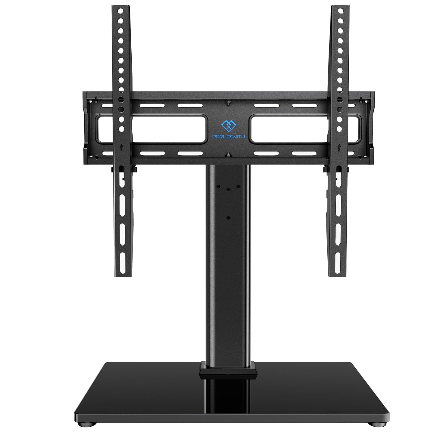 PERLESMITH "PERLESMITH Swivel Universal TV Stand for 32-60" TVs - Adjustable Height, Tempered Glass Base, VESA 400x400mm, Holds 88lbs"