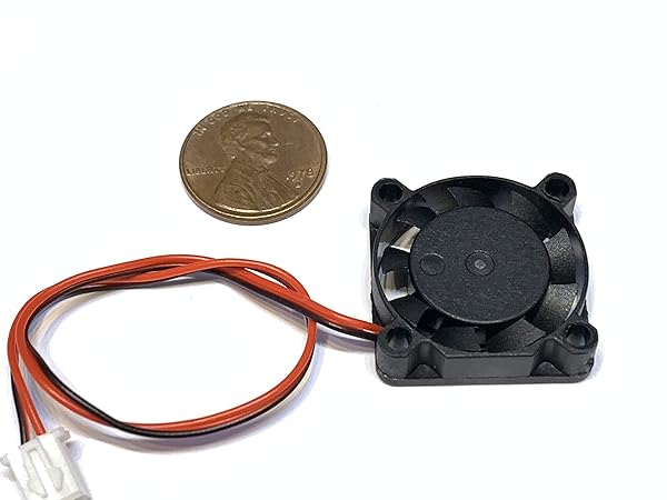 Endlessparts 4 Pieces 5V Mini 25mm x 7mm 2pin DC Brushless Cooling Fans for Electronics A30 - View 4 of 7