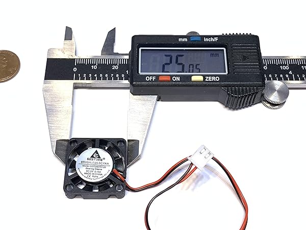 Endlessparts 4 Pieces 5V Mini 25mm x 7mm 2pin DC Brushless Cooling Fans for Electronics A30 - View 7 of 7