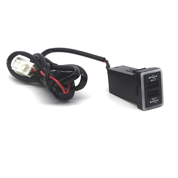 MOTONG MOTONG Toyota QC3.0 Dual USB Power Socket Adapter Max 6.4A Output for Car Charging - View 3 of 6