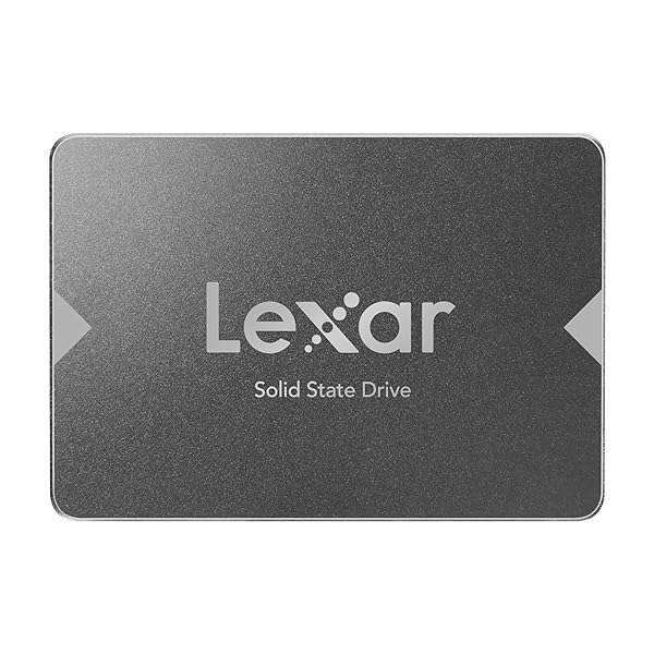 Lexar 256GB NS100 SSD 2.5Â” SATA III Internal Solid State Drive, Up To 520MB/s Read, Gray (LNS100-256RBNA)