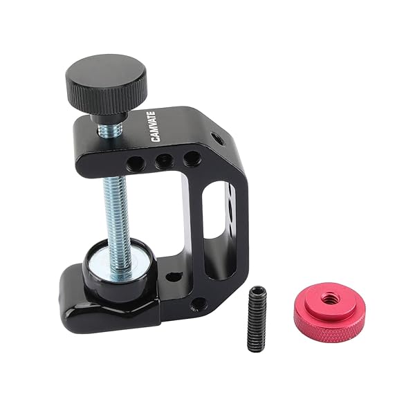 CAMVATE CAMVATE Universal C Clamp with 1/4-20 Thread Screw for Microphone Stand Mounting Solutions - View 6 of 6