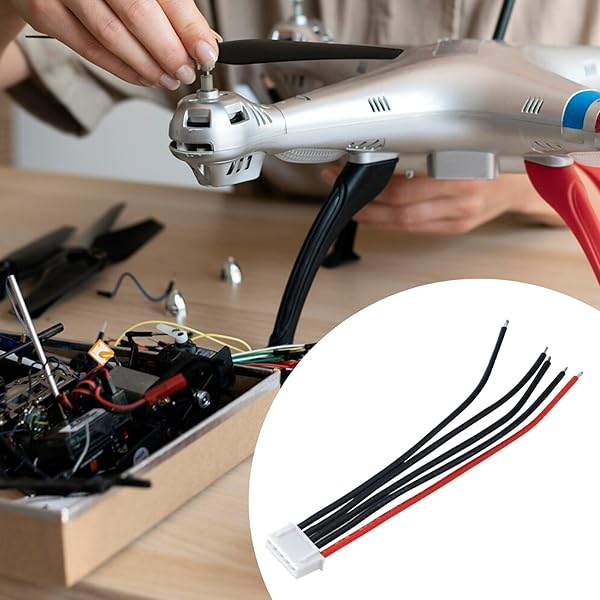 Antrader Antrader 4S Battery Balance Charger Silicone Wire Extension Cable for LiPo Batteries 14.8V 3.9inch 5pcs - View 5 of 6