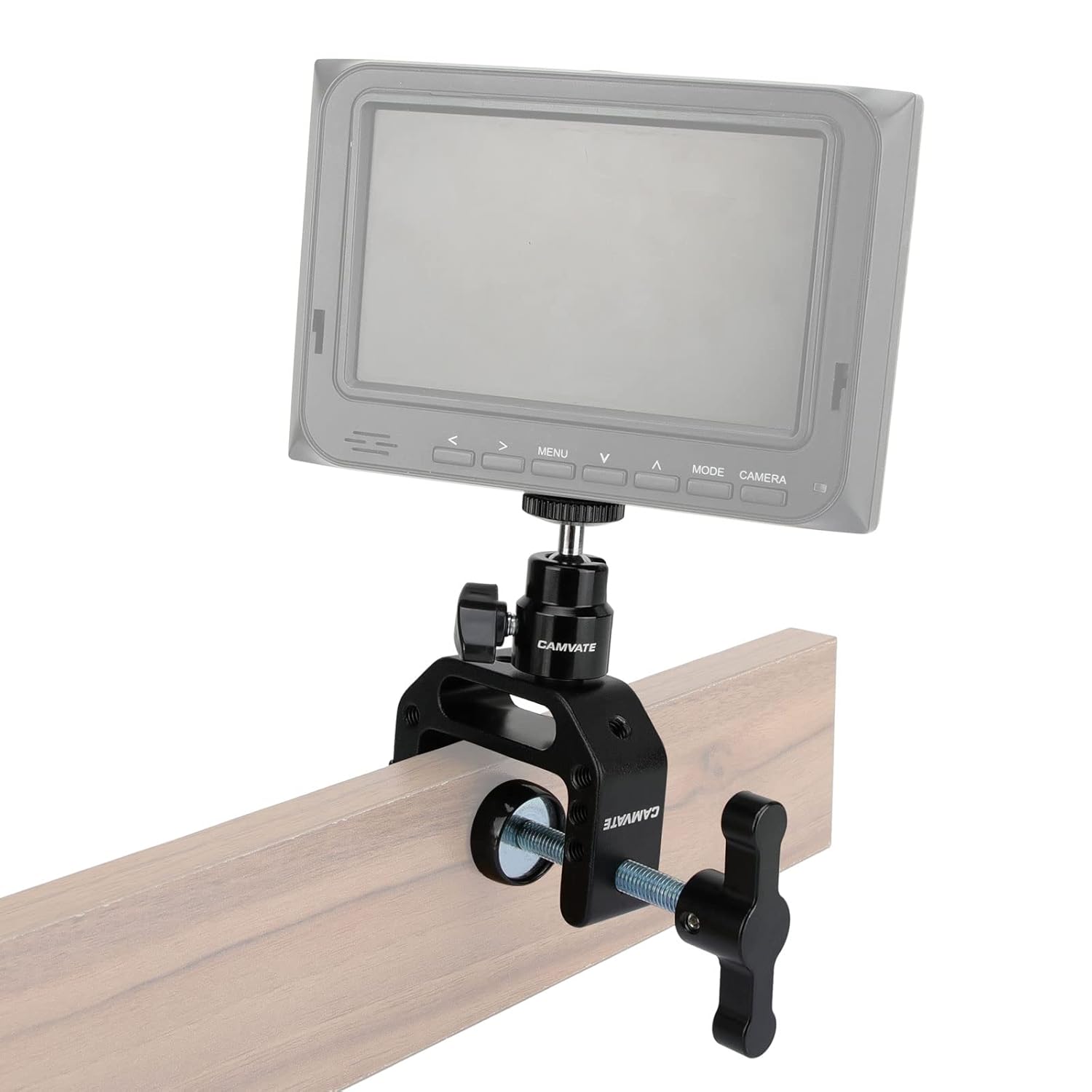 CAMVATE CAMVATE Heavy Duty C Clamp Articulated Ball Head Support Holder with Black Locking Knob 2171 - View 3 of 6