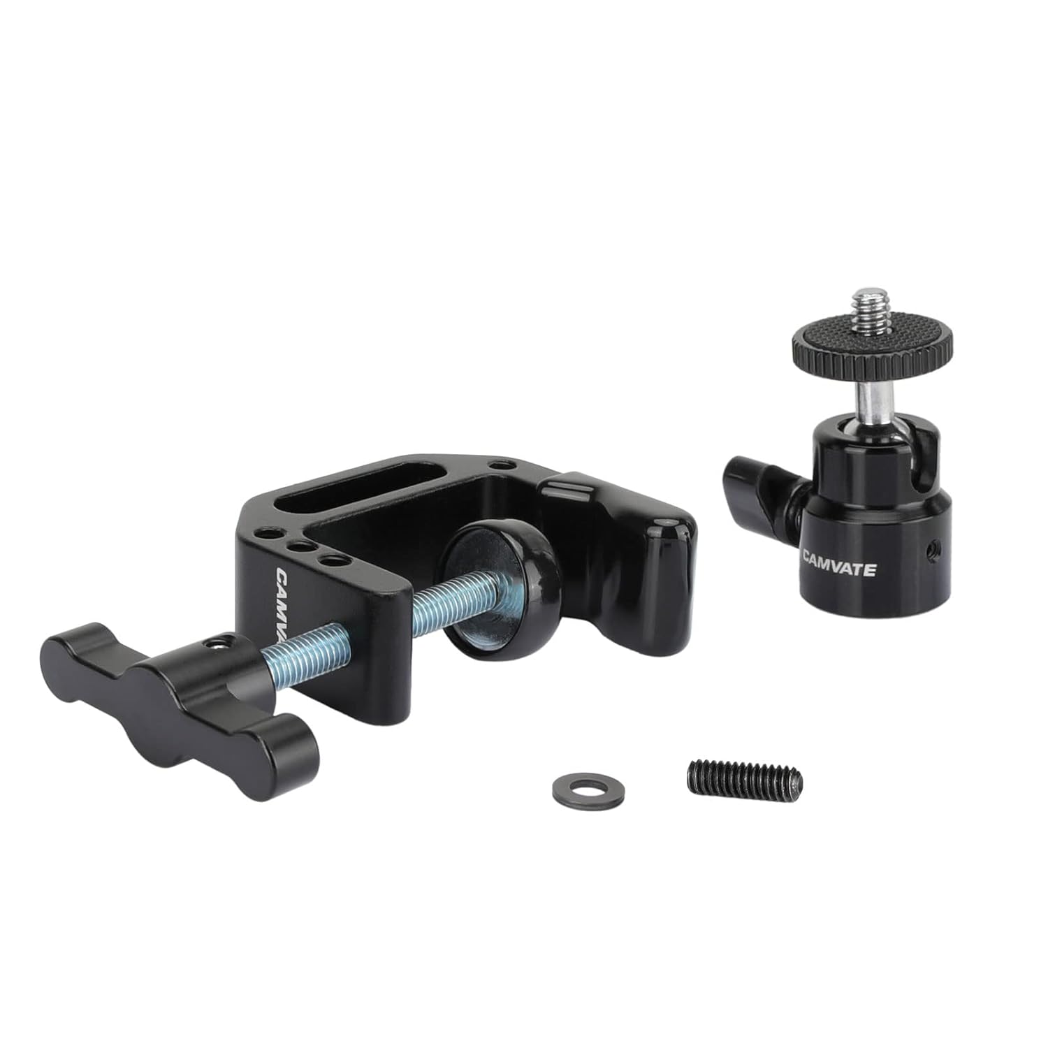 CAMVATE CAMVATE Heavy Duty C Clamp Articulated Ball Head Support Holder with Black Locking Knob 2171 - View 6 of 6