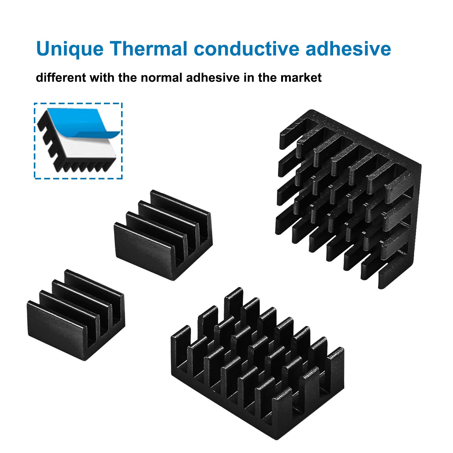 Smraza Smraza Raspberry Pi 4 Case with Cooling Fan and Heatsinks USB-C Power Supply for Raspberry Pi 4 Model B Black - View 6 of 9