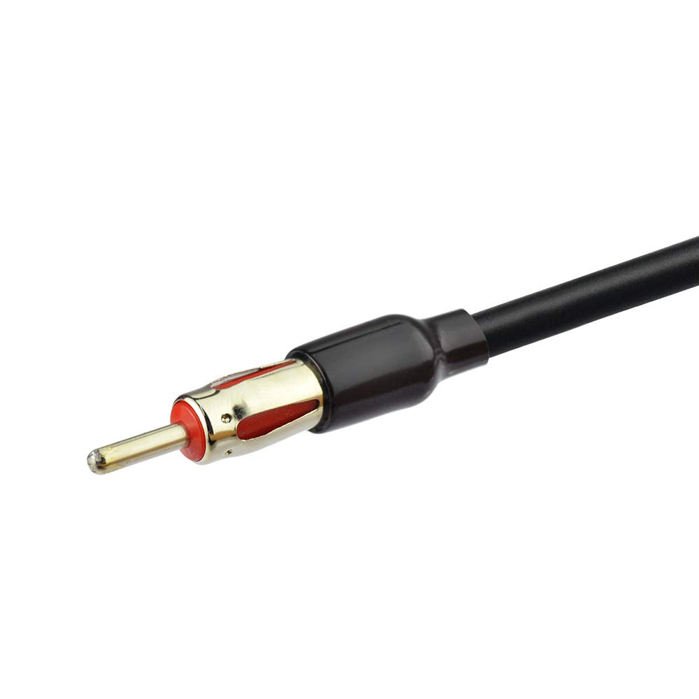 BINGFU Bingfu Car Antenna Splitter: DIN 1 Male to 2 Female Adapter for FM/AM Radio in Trucks & SUVs - View 6 of 6