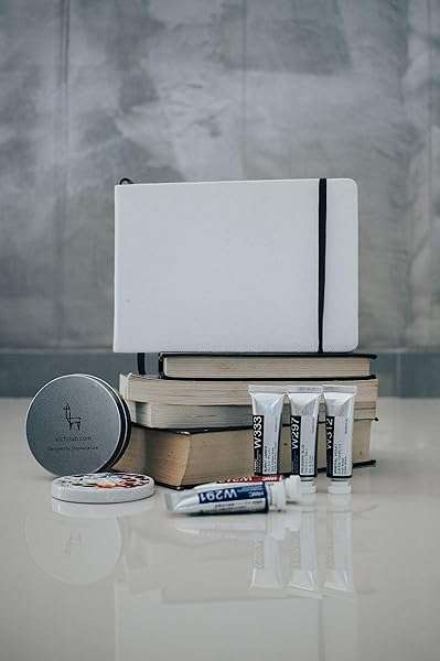 ETCHR Etchr A4 Landscape Sketchbook - 100% Cotton Hot Press Mixed Media Hardcover, 52 Pages, Customizable Cover - Perfect for Artists - View 6 of 8