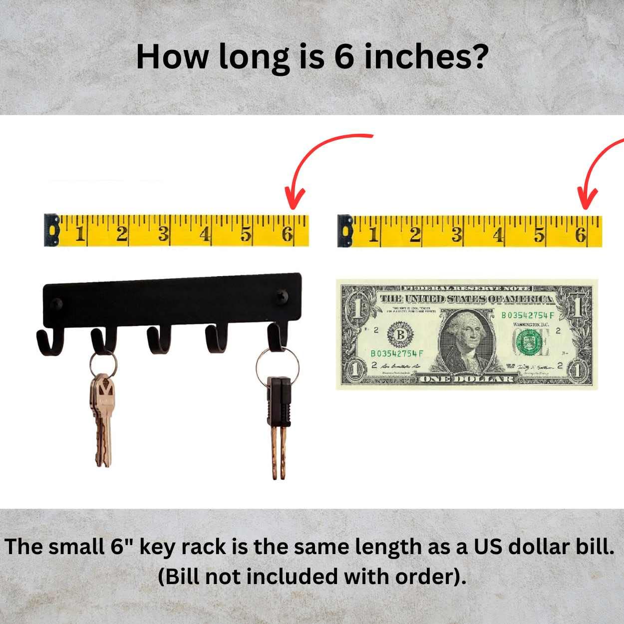 The Metal Peddler The Metal Peddler John 3:16 Bible Key Rack 6 Inch Wide Wall Mounted Made in USA