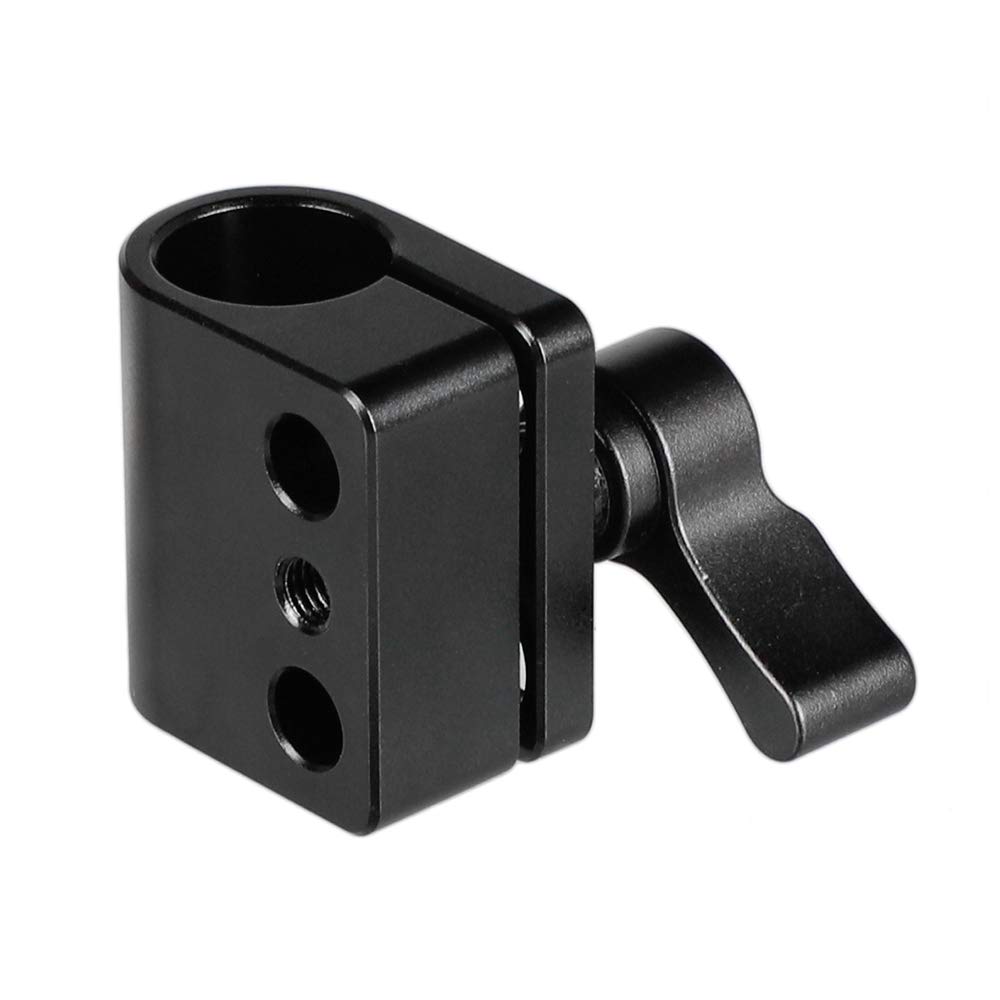 CAMVATE 15mm Rod Clamp Extension Adapter Mount with 1/4-20 Screws for Camera Rig Stability and Versatility 2163 - View 5 of 6