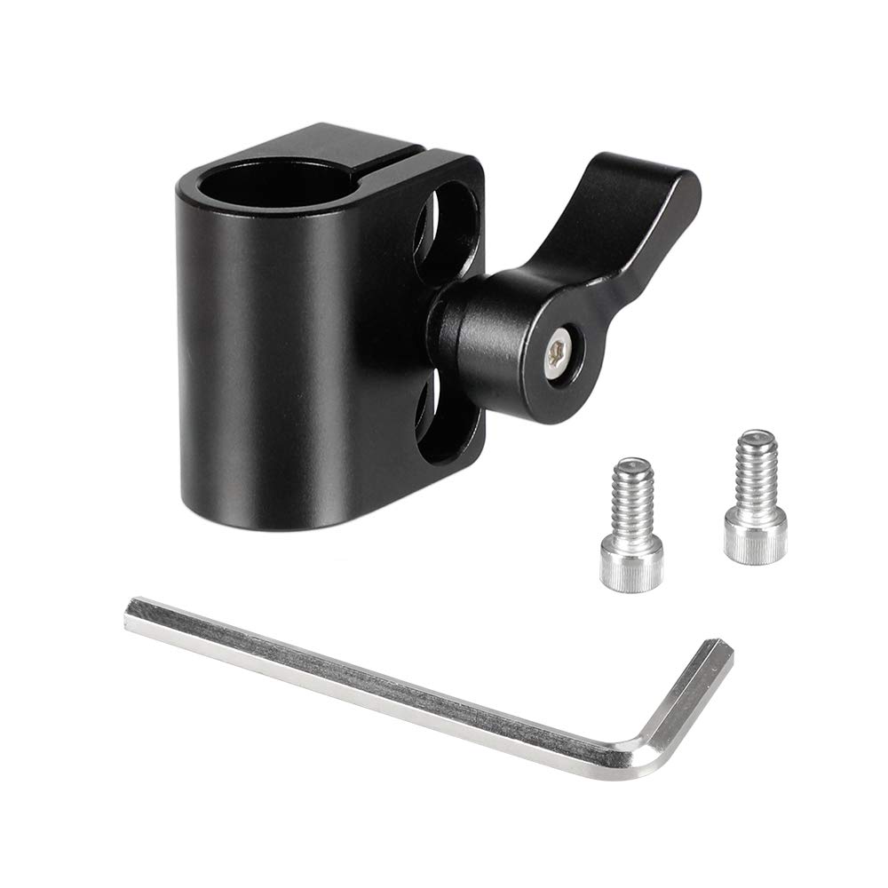 CAMVATE 15mm Rod Clamp Extension Adapter Mount with 1/4-20 Screws for Camera Rig Stability and Versatility 2163 - View 6 of 6