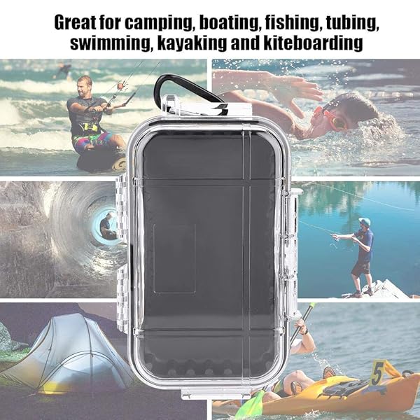 Fishlor Shockproof Waterproof Storage Case for Outdoor Use Airtight Transparent Carry Box Container - View 8 of 10