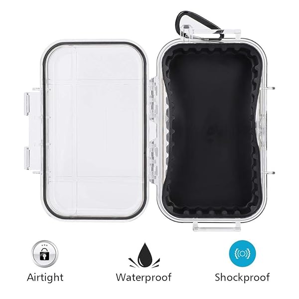 Fishlor Shockproof Waterproof Storage Case for Outdoor Use Airtight Transparent Carry Box Container - View 9 of 10