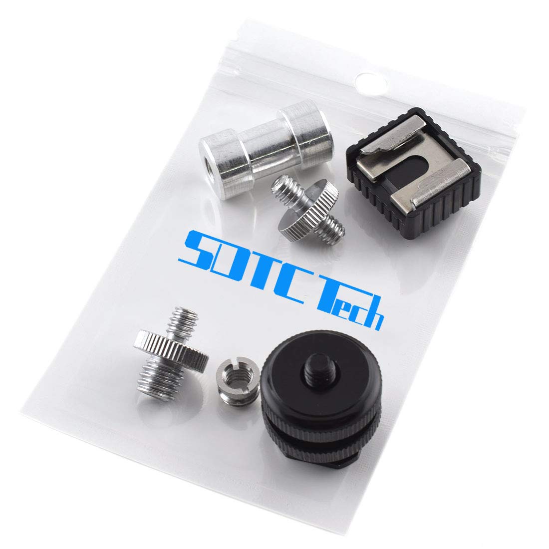 SDTC Tech SDTC Tech 22 pcs Camera Screw Kit Hot Shoe Mount Tripod Screw Adapter for Camera Monopod Ballhead Light Stand - View 7 of 8