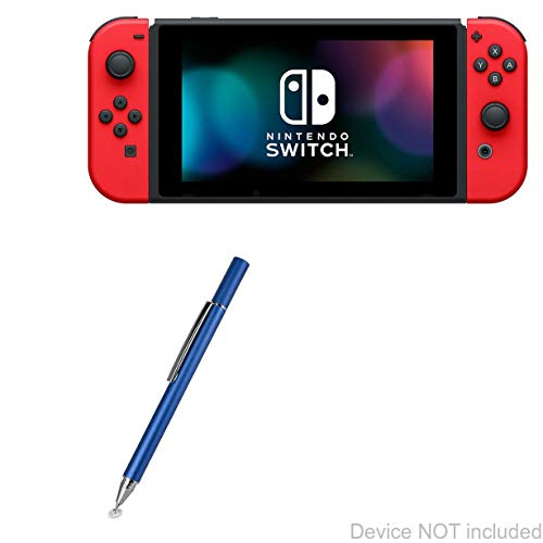 BoxWave Stylus Pen for Nintendo Switch FineTouch Capacitive Super Precise Lunar Blue