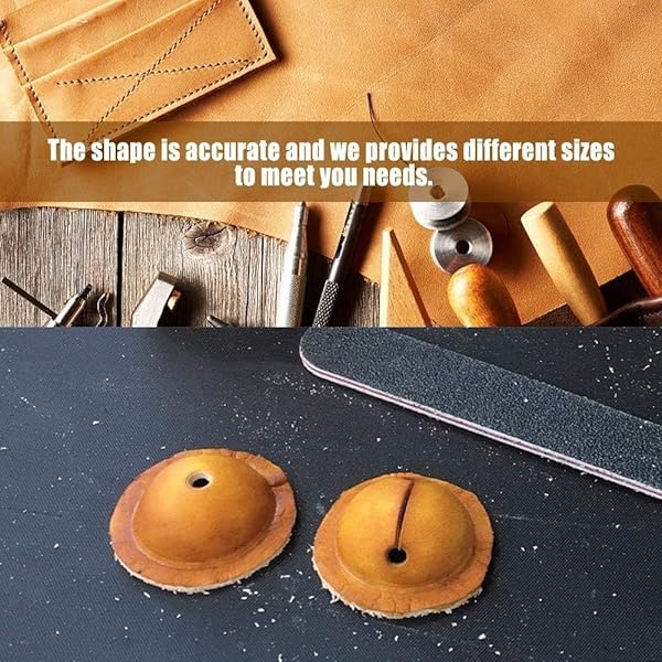 Marhynchus 7pcs Leather Round Hole Punch Set - 20mm to 45mm Cutting Dies for Perfect Holes - View 3 of 8