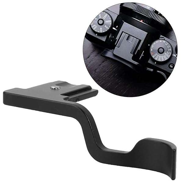 Serounder Black Thumb Grip for XT30 Camera - Aluminum Alloy Hand Grip for Enhanced Control - View 4 of 9