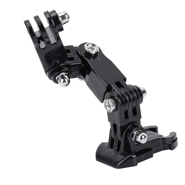 Serounder Adjustable Helmet Mount Arm for GoPro & Xiaoyi - Curved Adhesive Bracket for Sports Cameras - View 4 of 8