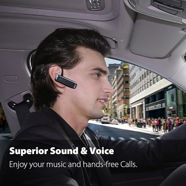 Marnana Buy Marnana Bluetooth Headset 2-Pack: 18H Playtime, Noise Cancelling Mic for iPhone, Samsung, Android - Perfect for Truck Drivers! - View 3 of 7