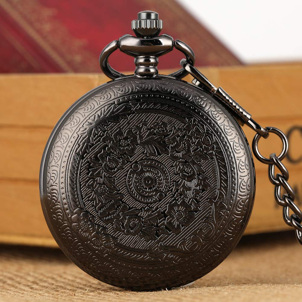 Udaney Udaney My Husband Pocket Watch Gifts for Him Birthday Graduation Present Engraved Pocket Watch for Men Best Gifts from Wife - View 3 of 6
