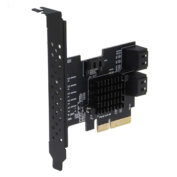 Sedna Sedna PCIe 2 x Gen III to 5 x SATA 6G Adapter Card with Software RAID Support for Enhanced Storage Solutions - View 4 of 4