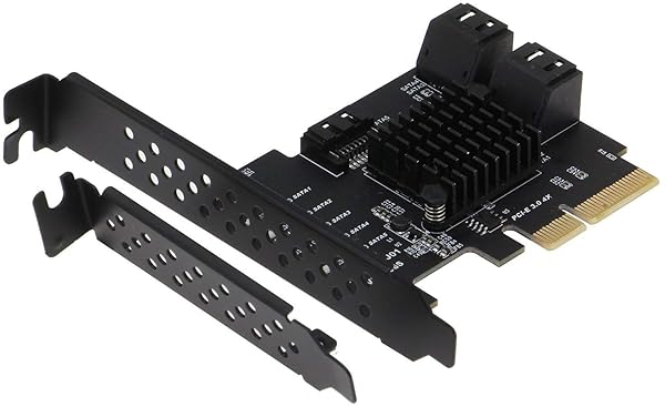 Sedna Sedna PCIe 2 x Gen III to 5 x SATA 6G Adapter Card with Software RAID Support for Enhanced Storage Solutions - View 2 of 4
