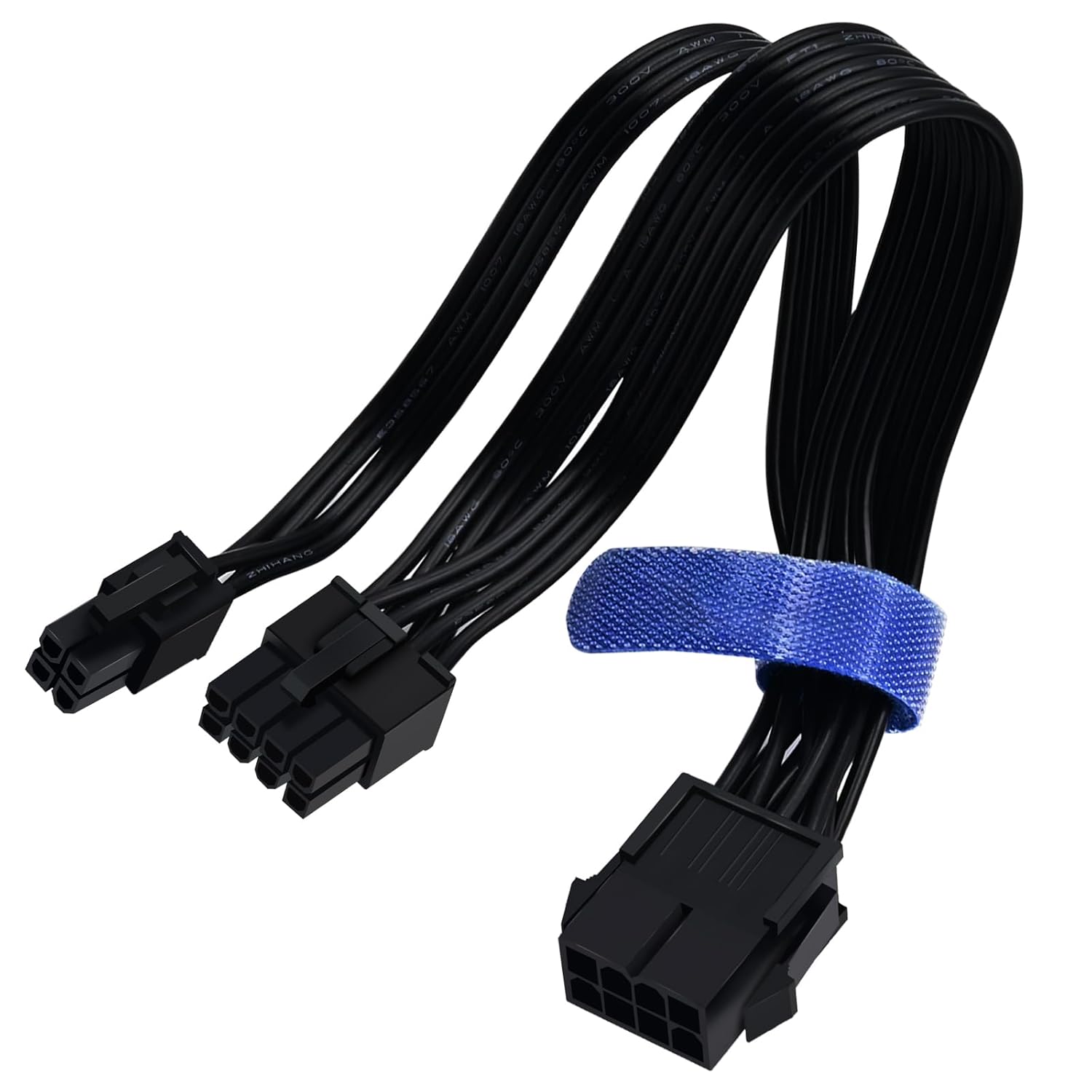 COMeap COMeap 8 Pin to 4 Pin CPU Power Adapter Extension Cable for Motherboard 9.5 inch 24cm Female to Male Converter