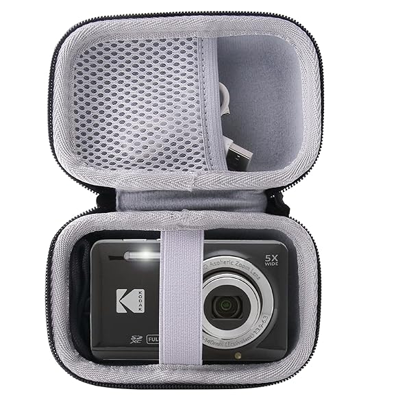 WERJIA WERJIA Kids Camera Case for CAMKORY, VAHOIALD & More - Durable Protection for FHD 1080P Kids Cameras (Black) - View 3 of 8