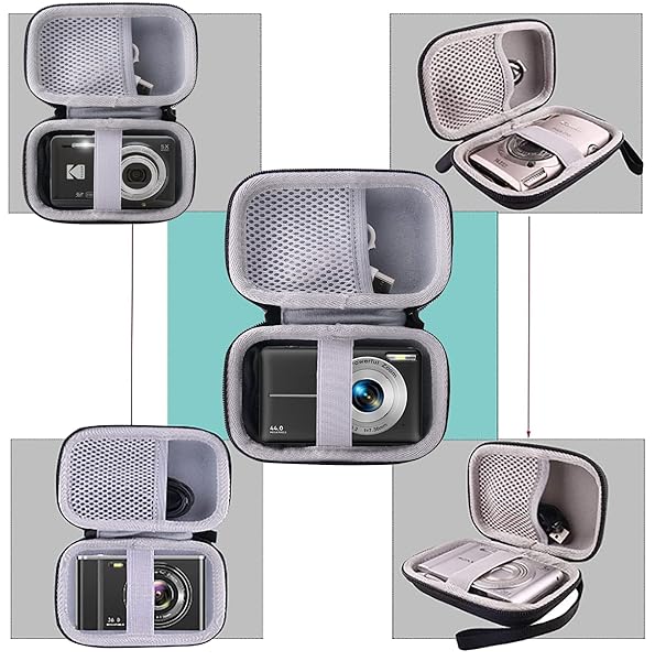 WERJIA WERJIA Kids Camera Case for CAMKORY, VAHOIALD & More - Durable Protection for FHD 1080P Kids Cameras (Black) - View 8 of 8