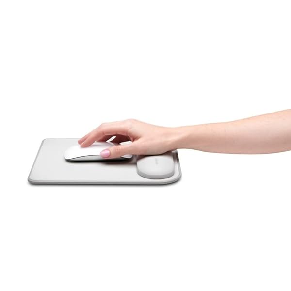 Kensington ErgoSoft Wrist Rest Mousepad for Standard Mouse - Gray (K50437WW) | Comfort & Support for Long Hours - View 3 of 3