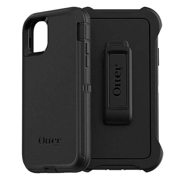 OtterBox OtterBox iPhone 11 Defender Series Case - Rugged Black Protection with Holster Clip & Kickstand