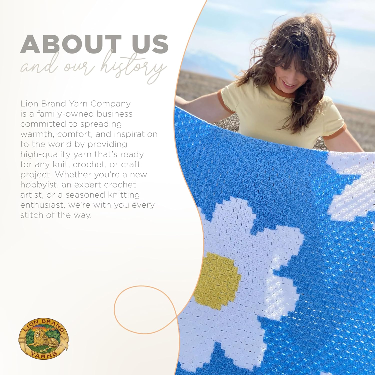 Lion Brand Yarn Lion Brand Yarn Basic Stitch Anti-Pilling Knitting Yarn 1-Pack Charcoal Heather Ideal for Crocheting and Knitting Projects - View 6 of 9