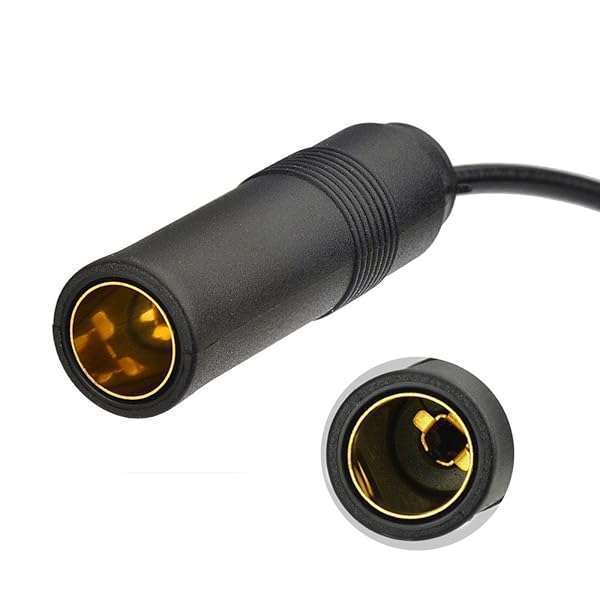 BINGFU 6.5ft Bingfu Car Radio Antenna Extension Cable - FM/AM DIN Plug Coaxial for Vehicle Stereo & Truck - View 5 of 6