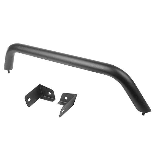 Rugged Ridge Rugged Ridge Arcus Bumper Tubular Overrider Hoop - Satin Black 11-Gauge Steel for JL/JT Bumpers | Model 11549.03