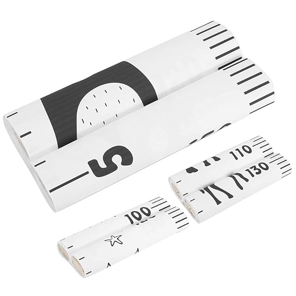 Hztyyier Wooden Kids Growth Chart Ruler - Stylish Height Measurement Decor for Child's Room