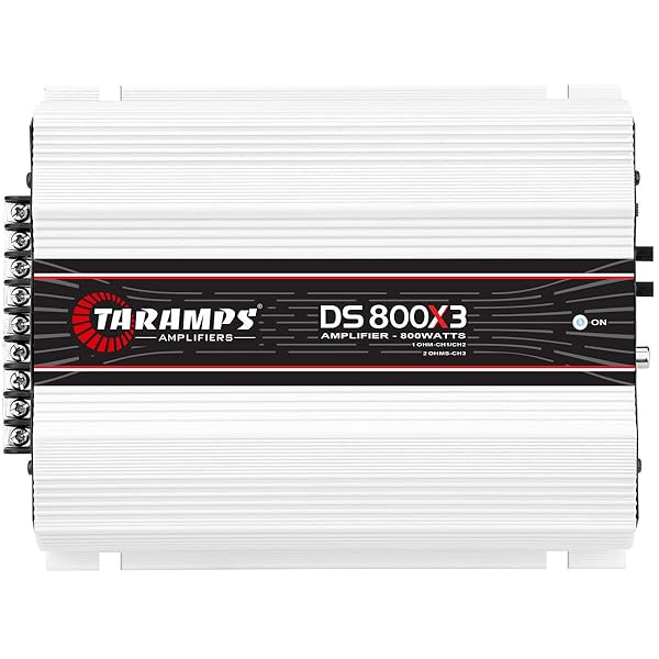 Taramp's Taramps DS 800x3 1 Ohm 800 Watts High Performance Car Amplifier for Powerful Sound