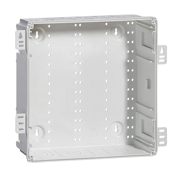 Leviton "Leviton 49605-14E 14" Wireless Structured Media Center Enclosure - White, Secure Your Home Network Today!"