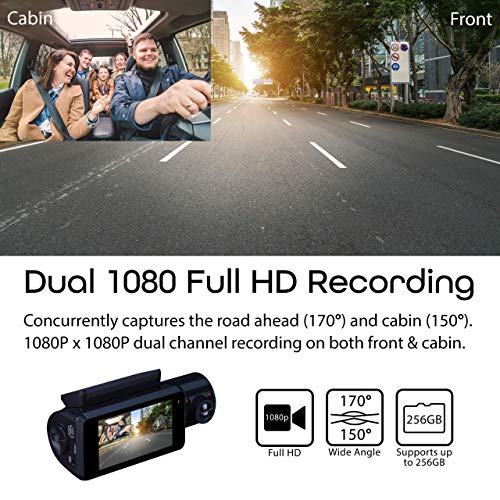 REXING Rexing V3 Dual Camera Dash Cam: Full HD 1080p, WiFi & GPS for Ultimate Car Security - View 5 of 9