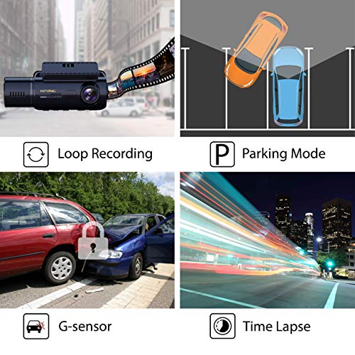 REXING Rexing V3 Dual Camera Dash Cam: Full HD 1080p, WiFi & GPS for Ultimate Car Security - View 9 of 9