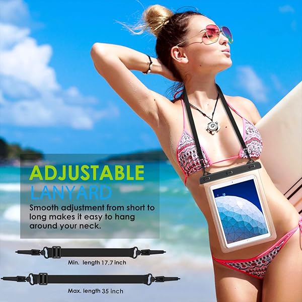 MoKo MoKo Waterproof Tablet Case Dry Bag for iPad Pro Air Samsung Tab Up to 12 Inches Compatible with Multiple Models - View 5 of 6