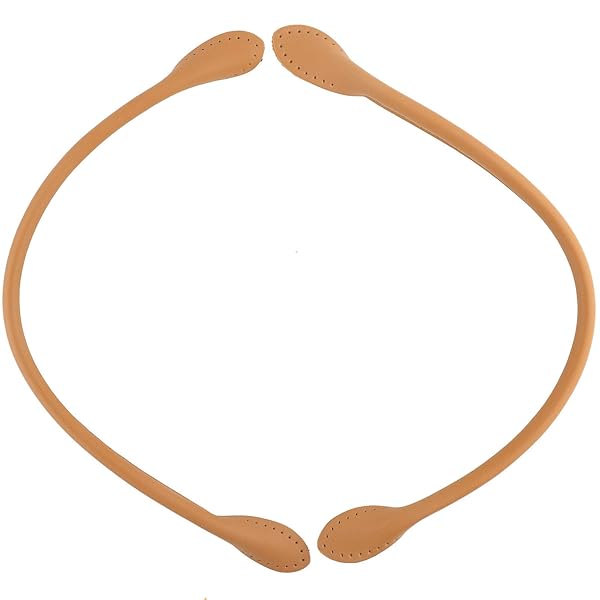 Hztyyier 2Pcs Genuine Leather Purse Handles - Durable Cowhide Bag Straps for Handbags (Brown) - View 5 of 9