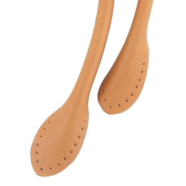 Hztyyier 2Pcs Genuine Leather Purse Handles - Durable Cowhide Bag Straps for Handbags (Brown) - View 8 of 9