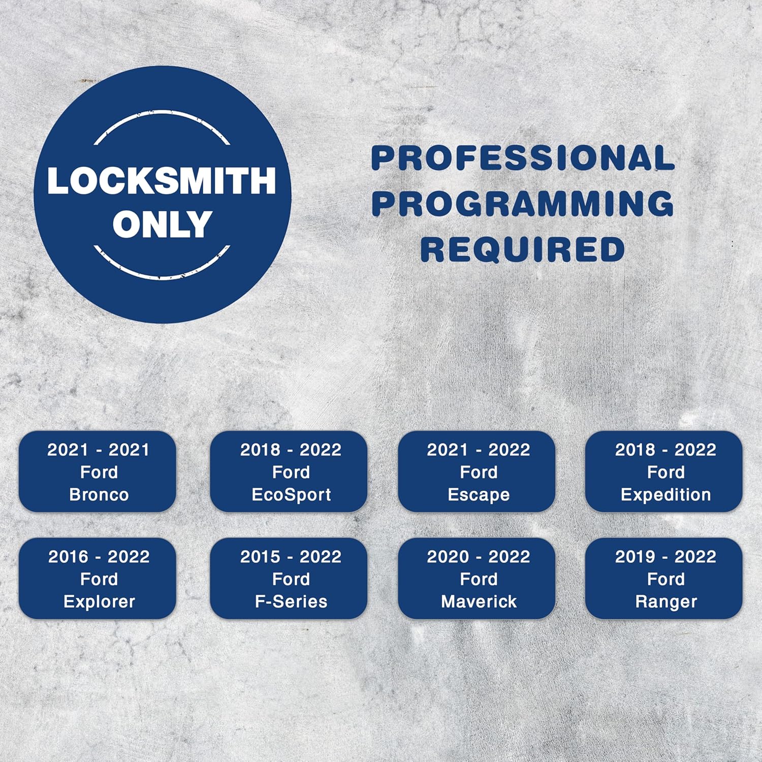 KeylessOption KeylessOption Key Fob Replacement for Ford Bronco EcoSport Escape Expedition Explorer F150 Maverick Ranger 2015 to 2022 - View 4 of 9