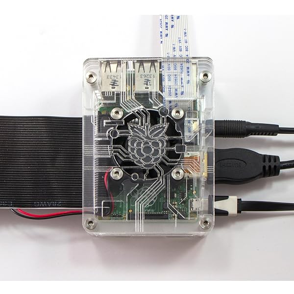 C4Labs C4Labs Zebra Virtue Fan Case for Raspberry Pi 4B 3 2 and B Black Ice High Performance Cooling Solution - View 5 of 5