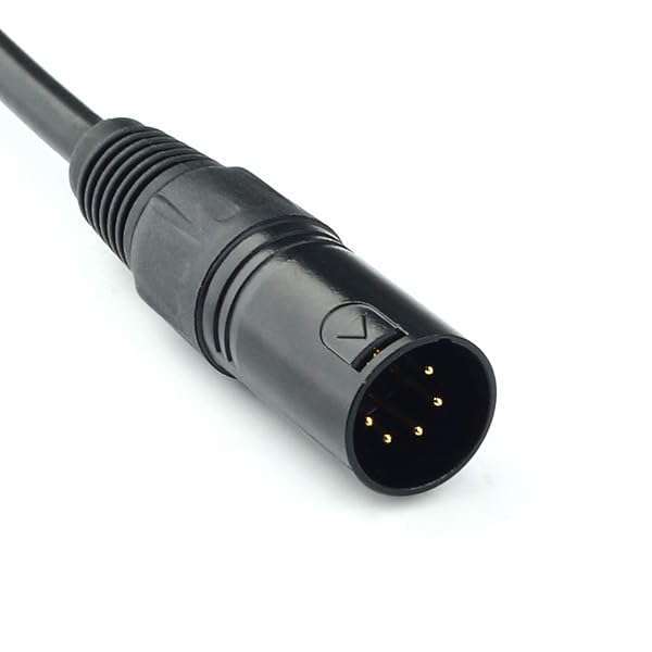 SiYear SiYear DMX-512 XLR 5 Pin Male to Female Lighting Cable - 1.5M/5FT for Professional DMX Lighting - View 5 of 9