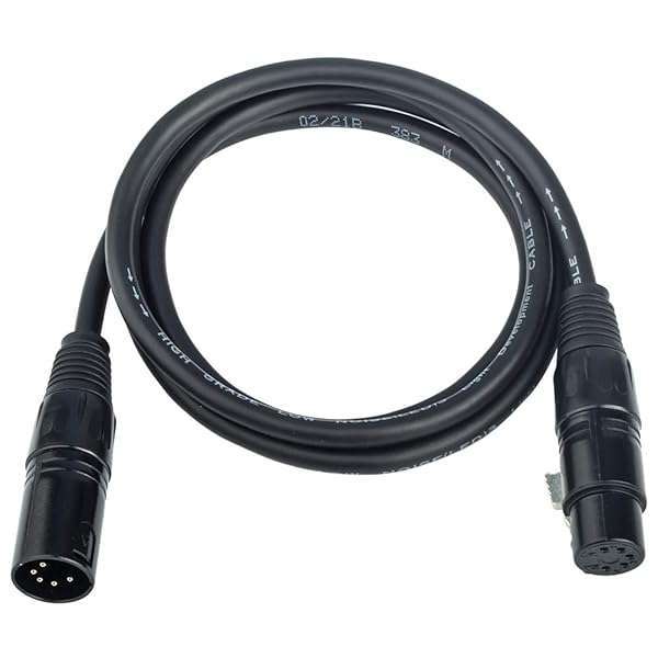 SiYear SiYear DMX-512 XLR 5 Pin Male to Female Lighting Cable - 1.5M/5FT for Professional DMX Lighting - View 6 of 9