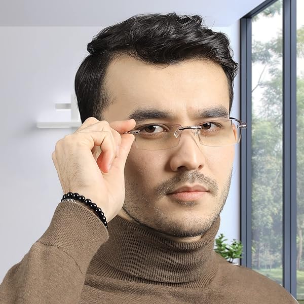 TERAISE TERAISE 2 PCS Anti Blue Light Computer Glasses for Men Stylish Quality Reading Glasses - View 2 of 6