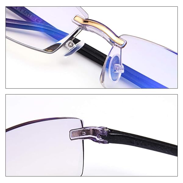 TERAISE TERAISE 2 PCS Anti Blue Light Computer Glasses for Men Stylish Quality Reading Glasses - View 6 of 6
