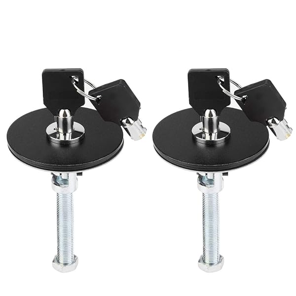 Universal Hood Lock Kit - Secure Your Car with Black Bonnet Cover Lock & Key Pin