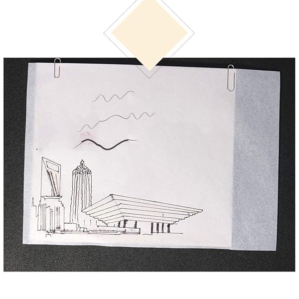 STOBOK STOBOK 500 Sheets Tracing Paper - Translucent Sketching & Printable Paper for Comic & Animation - 18x26cm (White) - View 10 of 10